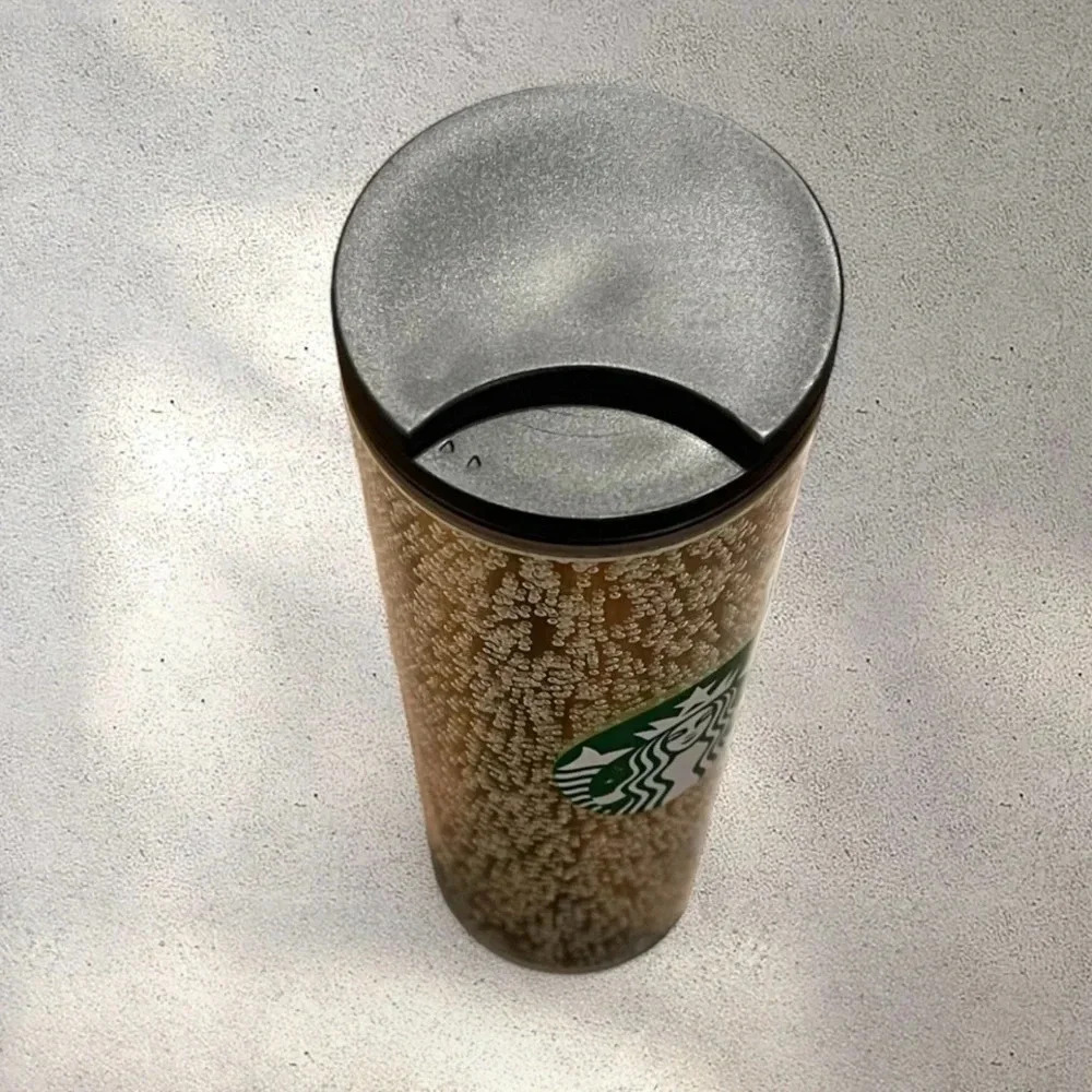 Starbucks Iridescent Gold Champagne Bubble Tumbler Cup m - Picture 9 of 10